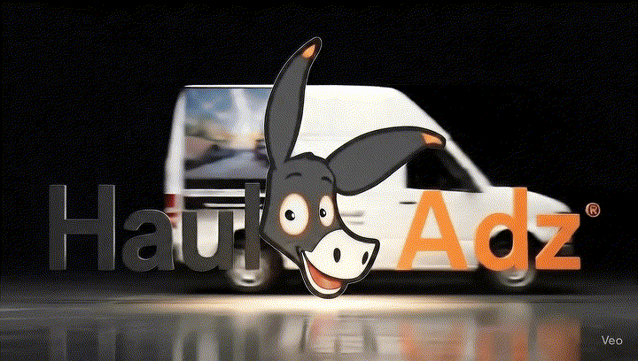 Haul Adz LED advertising truck in action